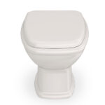 Kit Vaso Sanitário Convencional com Assento Bege Saída Vertical Fit Plus - Celite - Imagem 3