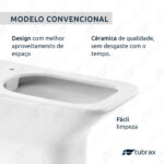Vaso Sanitário Convencional Modelo Virentis  - Vab0030-c - Tubrax - Imagem 4