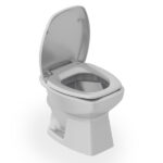 Kit Vaso Sanitário Convencional com Assento Cinza Saída Vertical Thema Incepa