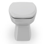 Kit Vaso Sanitário Convencional com Assento Cinza Saída Vertical Thema Incepa - Imagem 3
