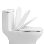 Vaso Sanitário Monobloco Branco Duplo Acionamento 3 6L Vertical Vittoria Luvia - Imagem 2