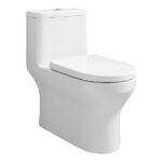 Vaso Sanitário Monobloco Branco Duplo Acionamento 3 6L Vertical Vittoria Luvia