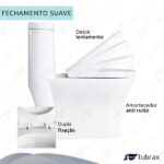 Vaso Sanitário Monobloco Acoplada Caixa Privada - Tubrax - Imagem 3