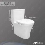 Vaso Sanitário Monobloco Acoplada Caixa Privada - Tubrax - Imagem 2