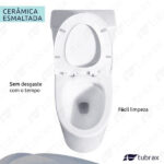 Vaso Sanitário Monobloco Acoplada Caixa Privada - Tubrax - Imagem 5