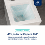 Vaso Sanitário Monobloco Completo - Caixa Acoplada Privada Diamante - Tubrax - Imagem 6