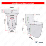 Vaso Sanitário Monobloco Completo - Caixa Acoplada Privada Nexum Vab0026 - Tubrax - Imagem 2