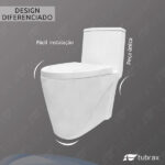 Vaso Sanitário Monobloco Completo - Caixa Acoplada Privada Nexum Vab0026 - Tubrax - Imagem 6