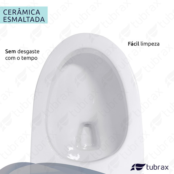Vaso Sanitário Monobloco Completo - Caixa Acoplada Privada Nexum Vab0026 - Tubrax - Imagem 5