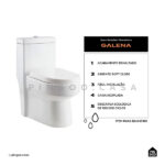 Vaso Sanitário Monobloco Galena Pingoo.casa - Branco - Imagem 2