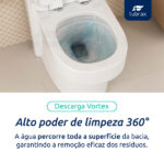 Vaso Sanitário Monobloco Produzido em Cerâmica com Acessórios - Vab0004-c - Imagem 6