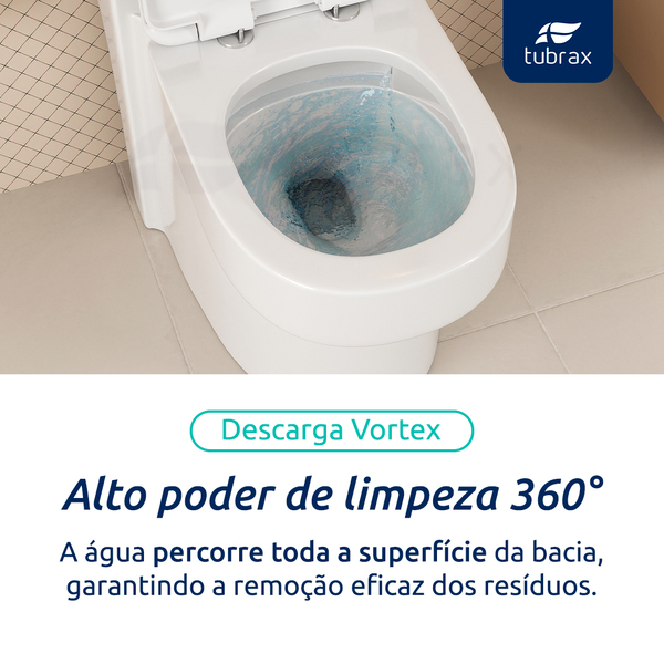 Vaso Sanitário Monobloco Produzido em Cerâmica com Acessórios - Vab0004-c - Imagem 6